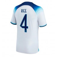 Billiga England Declan Rice #4 Hemma fotbollskläder VM 2022 Kortärmad